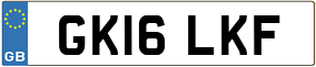 Truck License Plate